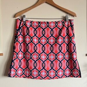 Golftini Geometric Print Skort
